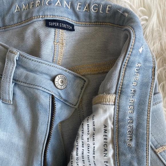 SUPER High Rise American Eagle Jeggings - Picture 3 of 6
